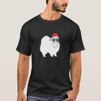 Weihnachts-Pomeranian-Hund hat sich als Weihnachts T-Shirt