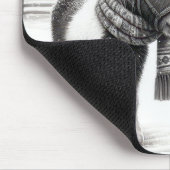 Weihnachts Pony und Bunny Mousepad (Ecke)