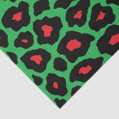 Weihnachts-Pop Leopard Seidenpapier (Ausschnitt)