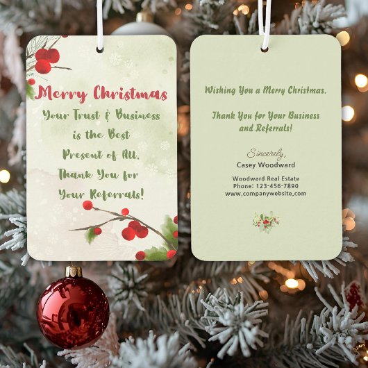 Weihnachts-Pop von | Business Marketing Vielen Dan Autolufterfrischer