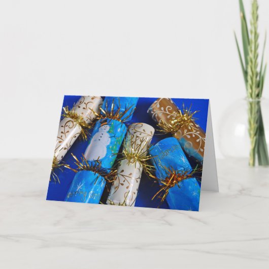 Weihnachts-Popper bedrucken Grußkarte Feiertagskarte (Vorderseite)