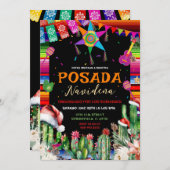 Weihnachts-Posada-Party Einladung in Mexiko (Vorne/Hinten)