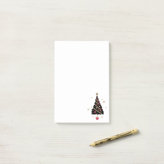 Weihnachts Post-it Klebezettel (Auf Schreibtisch)