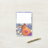 Weihnachts Post it Notes mit Happy Rentier Post-it Klebezettel (Auf Schreibtisch)