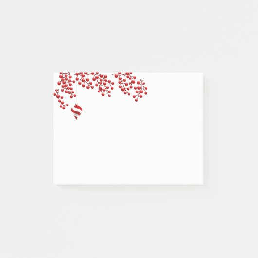 Weihnachts-Post-it-Notes Post-it Klebezettel (Vorderseite)
