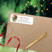 Weihnachts-Postfach Floral Monogram
