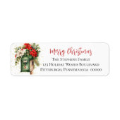 Weihnachts-Postfach Floral Monogram (Vorne)