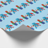 Weihnachts-Postfach mit Kardinal und Geschenken Geschenkpapier (Ecke)