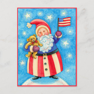 Weihnachts-Postkarte: Der amerikanische Weihnachts Feiertagspostkarte