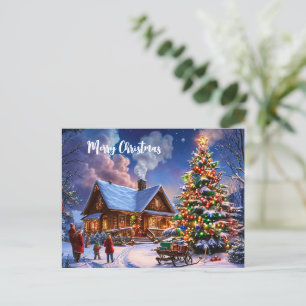 Weihnachts-Postkarte   Feiertag Greet Postkarte