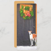 Weihnachts-Postkarte Feiertagskarte (Vorne/Hinten)