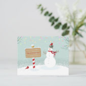 Weihnachts-Postkarte Feiertagspostkarte (Stehend Vorderseite)