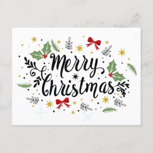 Weihnachts-Postkarte - Frohe Weihnachten