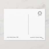 Weihnachts-Postkarte - HoHoHo Feiertagspostkarte (Rückseite)