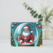 Weihnachts-Postkarte! Postkarte (Stehend Vorderseite)