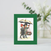 Weihnachts-Postkarte von Jenny Nystrom Feiertagspostkarte (Stehend Vorderseite)