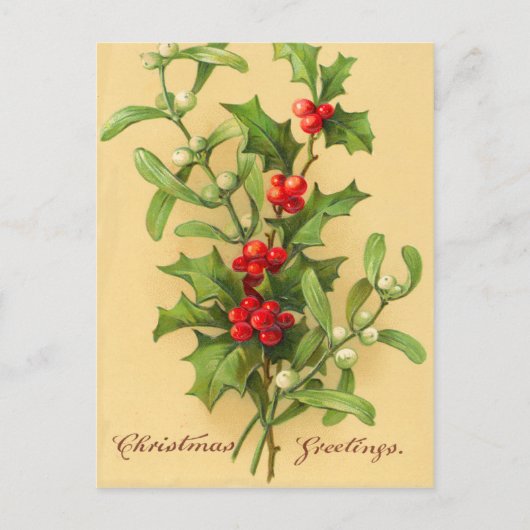 Weihnachts-Postkarten Feiertagspostkarte (Vorderseite)