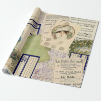 Weihnachts-Postkartenverpackungspapier