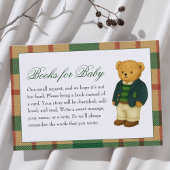 Weihnachts Preppy Bear Baby Shooting Books for Bab Begleitkarte