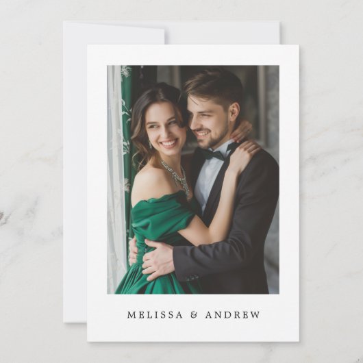 Weihnachts-Probe-Dinner Foto Einladung (Rückseite)