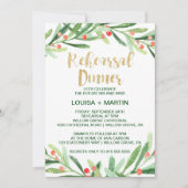 Weihnachts-Probe Einladung (Vorderseite)