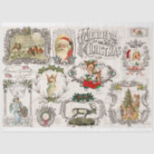 Weihnachts-Projektrahmen Vol. 1 Decoupage Seidenpapier (Vorderseite)