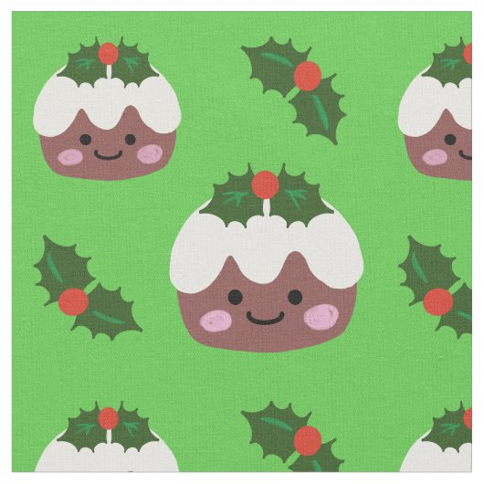 Weihnachts-Pudding 2 Stoff (Nahaufnahme)