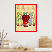 Weihnachts-Pudding & Crackers ~ Weihnachten Poster (Küche)