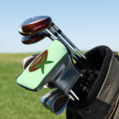 Weihnachts Pudding Custom Golf Putter Cover Golf Headcover (In Situ)