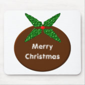 Weihnachts-Pudding Custom Mousepad (Vorne)