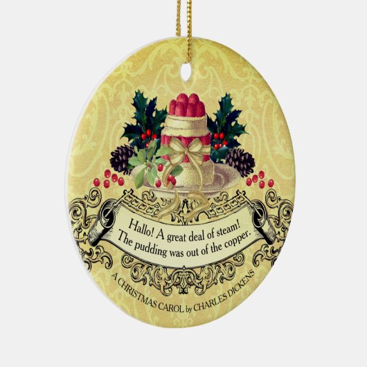 Weihnachts-Pudding-Essen Weihnachtsschmuck (Rechts)