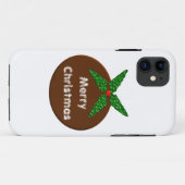 Weihnachts-Pudding individualisierbares iPhone 5 F Case-Mate iPhone Hülle (Rückseite (Horizontal))