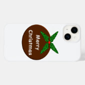 Weihnachts-Pudding individualisierbares iPhone 5 F Case-Mate iPhone Hülle (Rückseite (Horizontal))