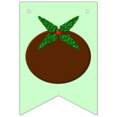 Weihnachts-Pudding-Jagdfahnen Wimpelkette (Zweite Fahne)