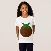 Weihnachts-Pudding Kinder T Shirt (Vorne ganz)