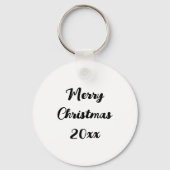 Weihnachts-Pudding-Schlüsselanhänger Schlüsselanhänger (Rückseite)