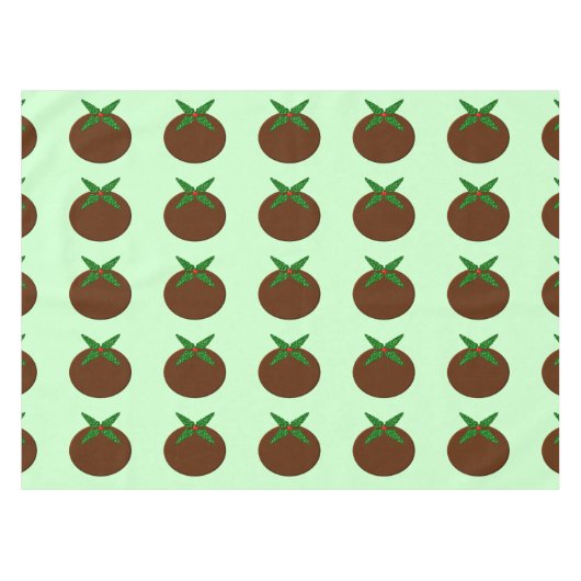 Weihnachts Pudding Tablecloth Tischdecke (Vorderseite (Horizontal))