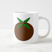 Weihnachts-Pudding-Tasse Jumbo-Tasse (Rechts)
