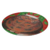 Weihnachts-Puff Schneidebrett (Ecke)