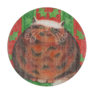Weihnachts-Puff Schneidebrett
