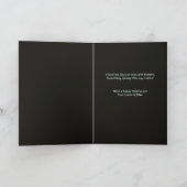 Weihnachts-Puppe Surreal Gothic Feiertagskarte (Innenseite)