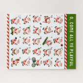 Weihnachts-Puzzle für Sportfans Puzzle (Horizontal)
