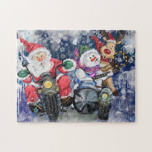 Weihnachts-Puzzle-Geschenk mit guten Weihnachtsfre Puzzle (Horizontal)