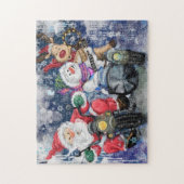 Weihnachts-Puzzle-Geschenk mit guten Weihnachtsfre Puzzle (Vertikal)