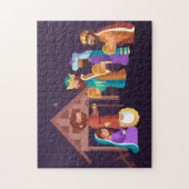 Weihnachts-Puzzle mit Krippenszene Puzzle (Vertikal)