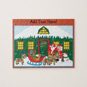 Weihnachts-Puzzle personalisieren Puzzle