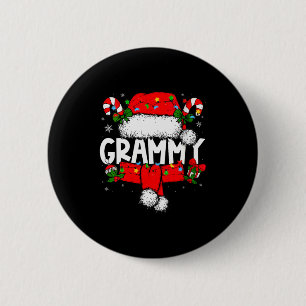 Weihnachts-Pyjama für Frauen Grammy Santa Claus Fa Button