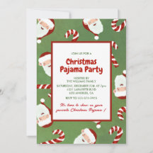 Weihnachts-Pyjama-Party Süßer Weihnachtsmann Gerst