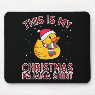 Weihnachts-Pyjamas für die Familie Ente Das ist me Mousepad