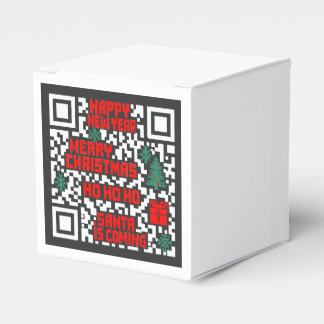 Weihnachts-QR-Code-Geschenk Geschenkschachtel